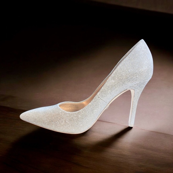 Badgley Mischka | Shimmer Pointed Toe Pumps (6.5) - Picture 10 of 15